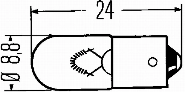 8GP002068241 HELLA Лампа