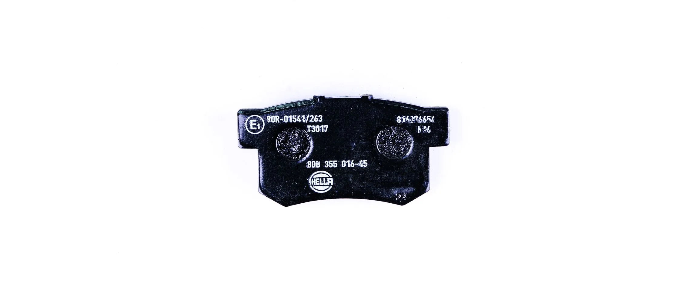 8DB355016451 HELLA Колодки тормозные дисковые комплект