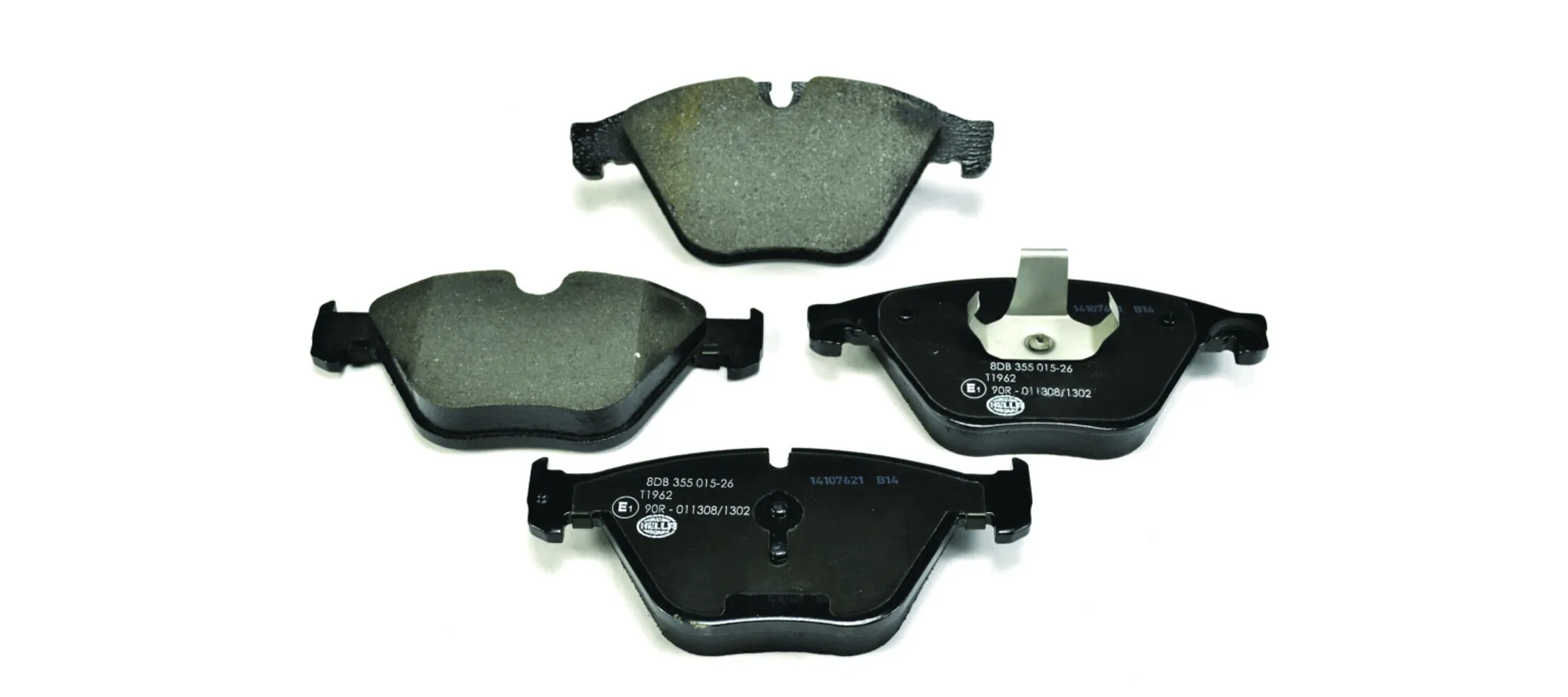 Колодки тормозные передние дисковые HELLA 8DB355015261