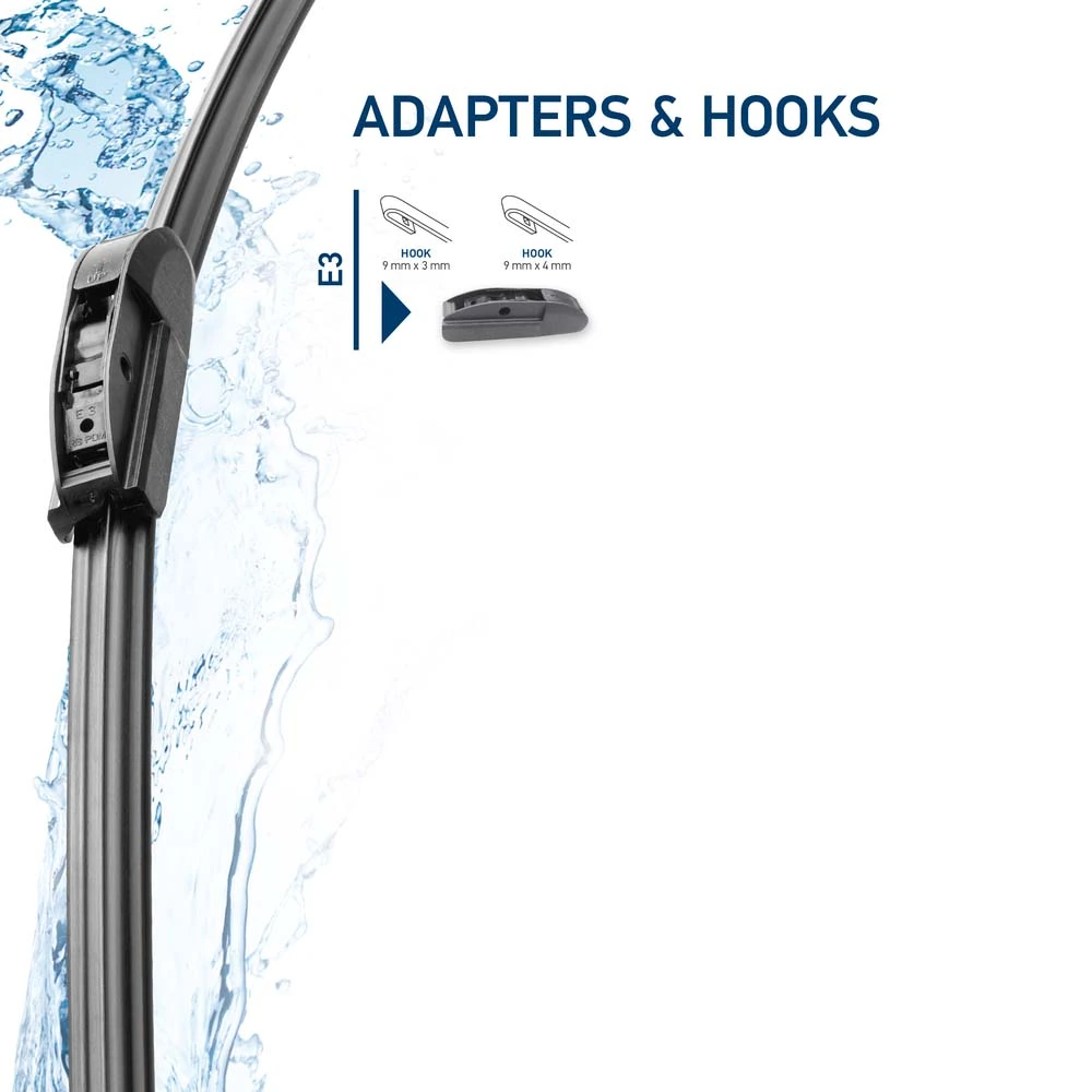 Limpa-pára-brisas do pára-brisas, kit de 2 un. Mazda 3 BM, BN