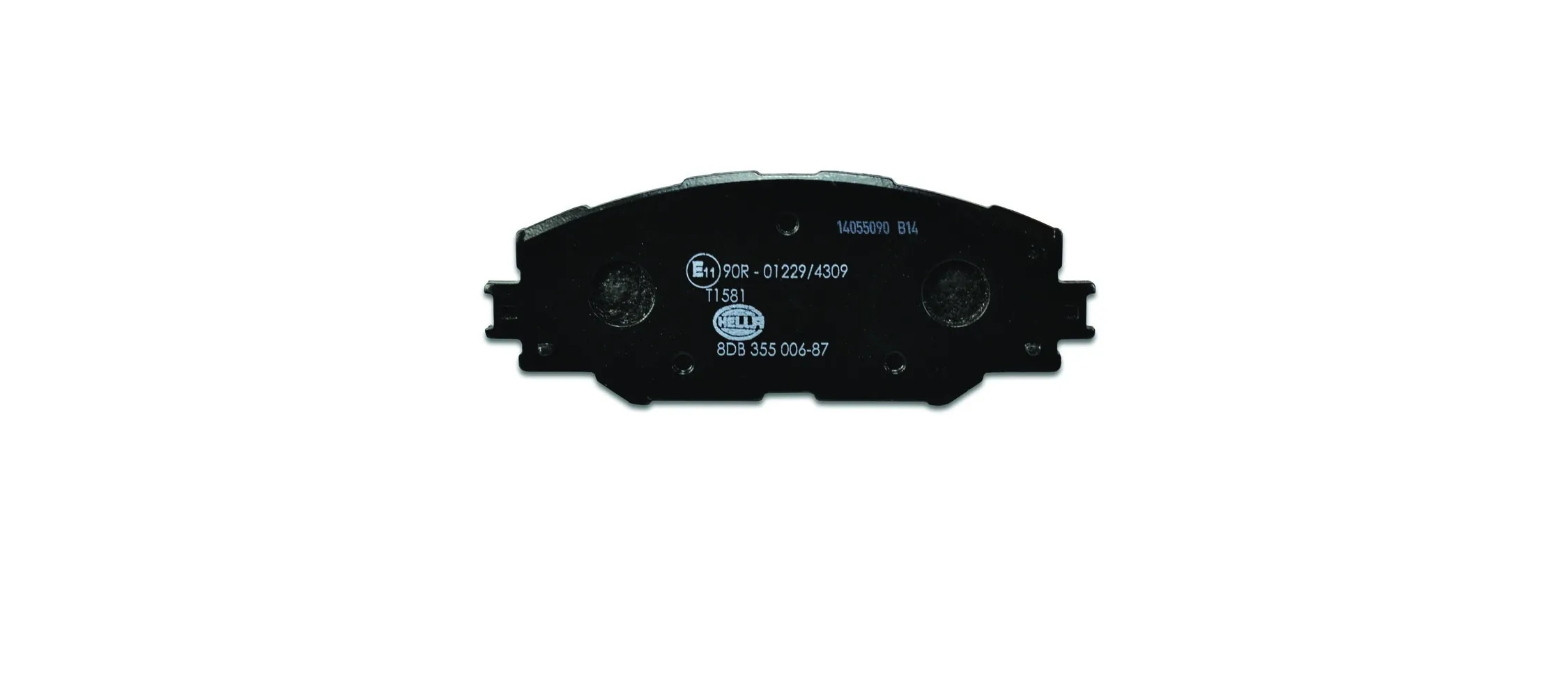 8DB355006871 HELLA Колодки передние