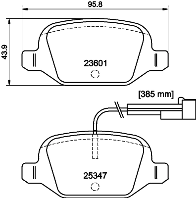 Тормозные колодки Fiat/Alfa/Lancia 77365754