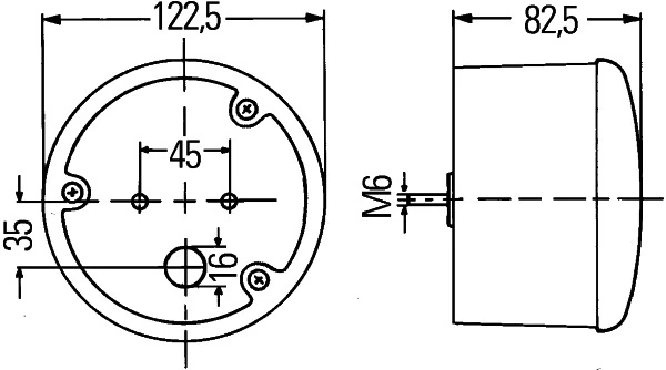 2SD964169117 HELLA Фонарь задний левый=правый