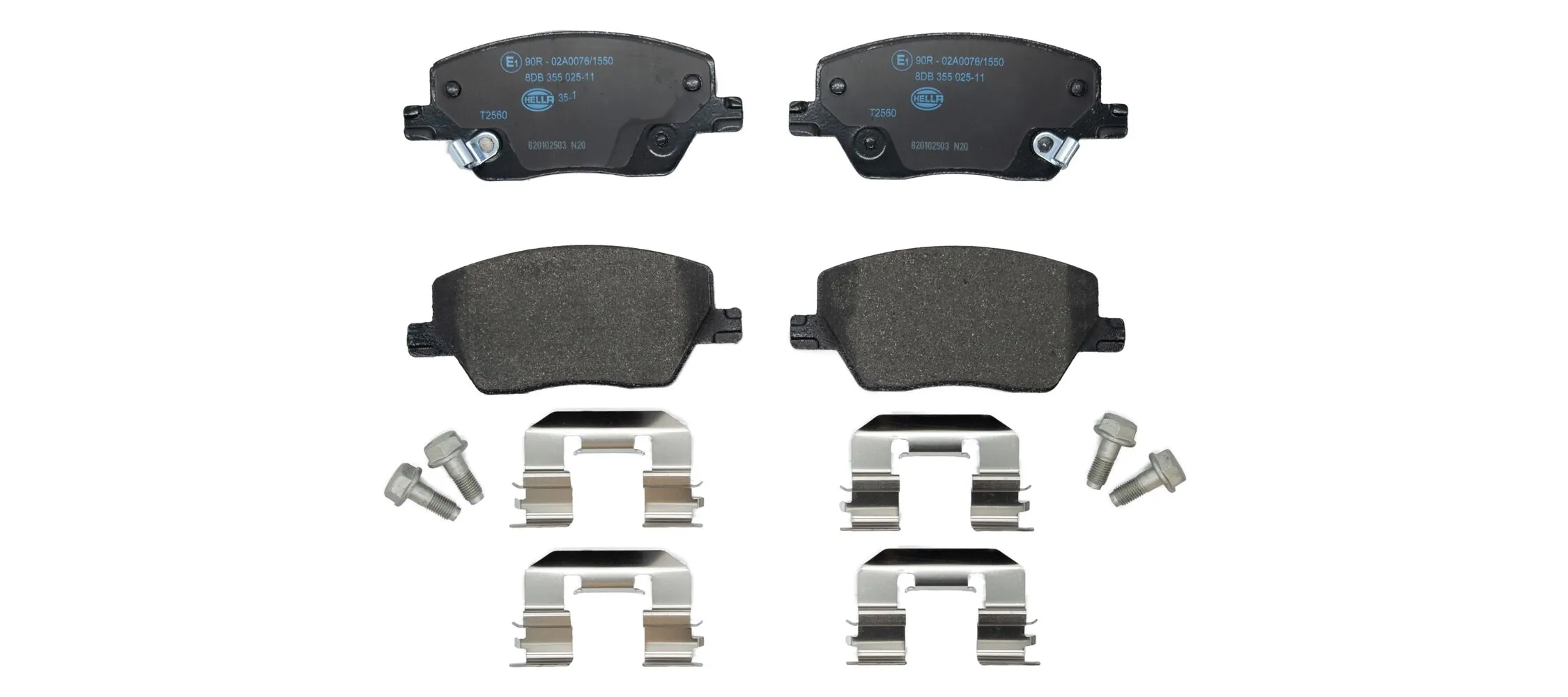  Sapatas do freio dianteiras de disco Fiat Tipo sedan (356) (2015 - 2026) 