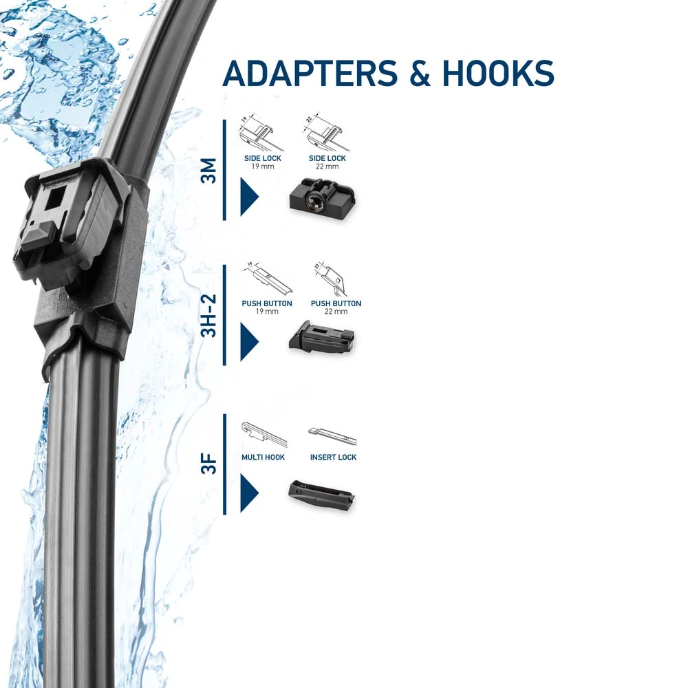 Compre Limpa-pára-brisas do pára-brisas, kit de 2 un. Ford Kuga 1