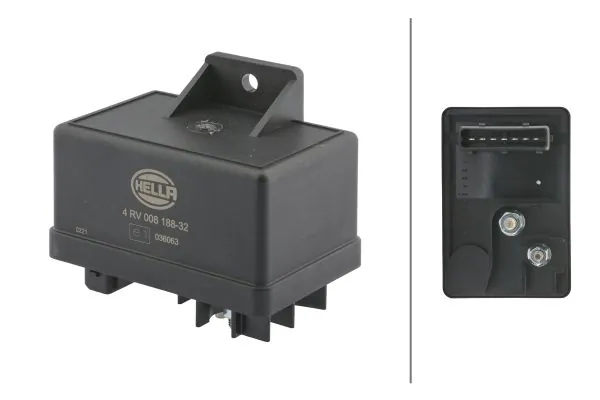 Relê das velas de incandescência Citroen Saxo S0, S1