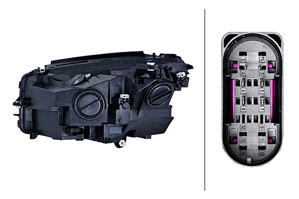 1EG354877021 HELLA Фара передняя правая