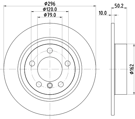 Купить 34219811540 BMW Диск тормозной задний