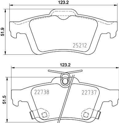 Колодки дисковые  Ford Focus III хэтчбек (CB8) (2010 - 2020) цена, от 23.22 USD