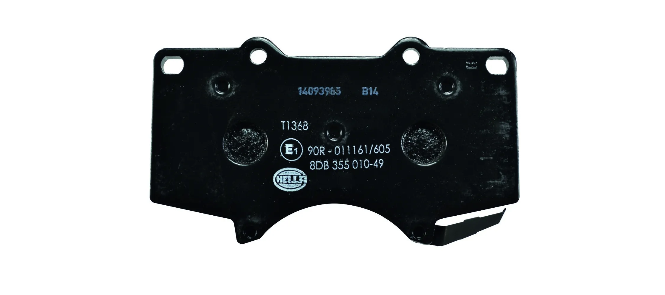 8DB355010491 HELLA Колодки передние