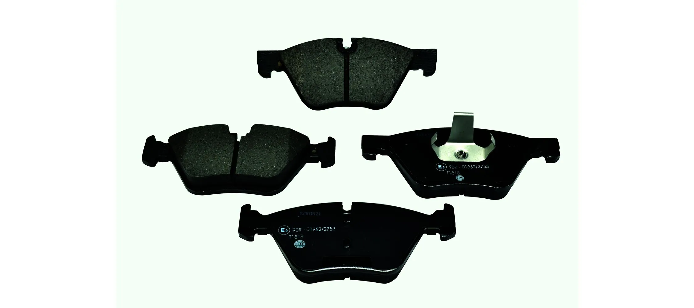 Колодки тормозные передние дисковые HELLA 8DB355014351