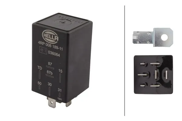 4RP008189111 HELLA Реле электробензонасоса