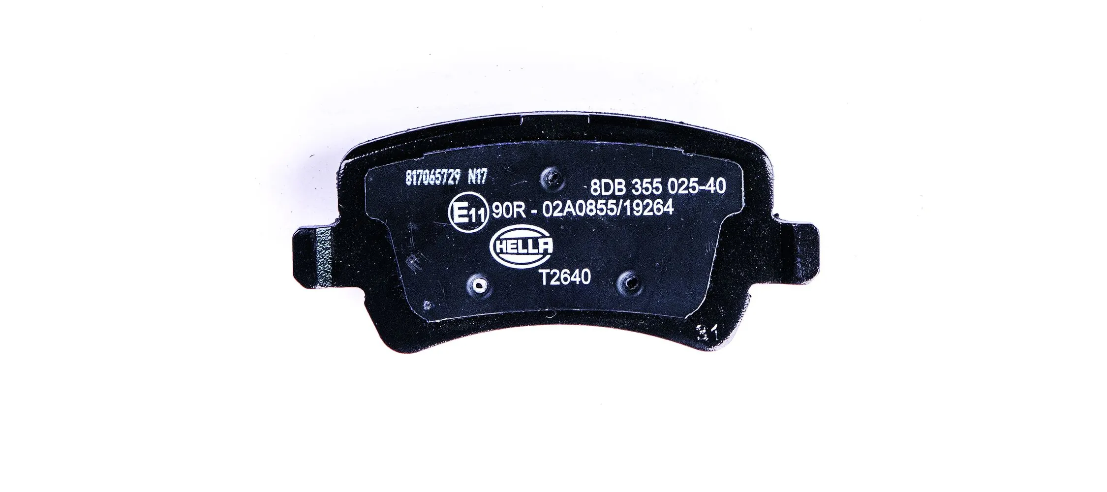 8DB355025401 HELLA Колодки тормозные дисковые комплект