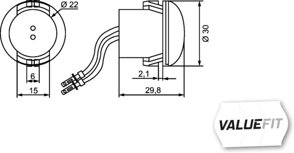 2PG357011021 HELLA Подфарники