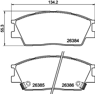 GK1506 CTR Колодки передние