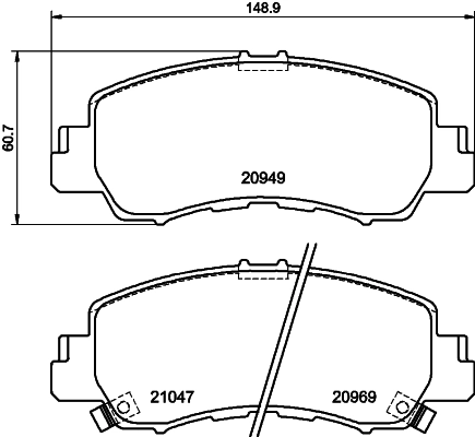 Купить PN3816 Nibk Колодки тормозные