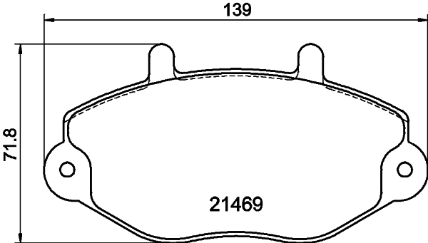Колодки Ford 92VB2K021BC цена, от 16.86 USD