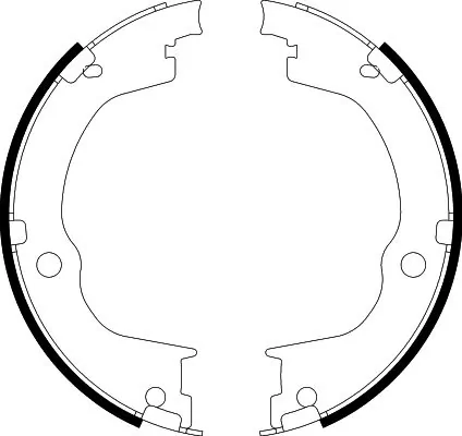  Sapatas do freio de estacionamento Chevrolet Captiva I SUV (C100) (2006 - 2010) I