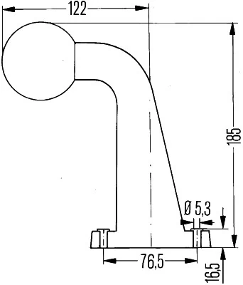 2XS950071031 HELLA Габарит-указатель поворота