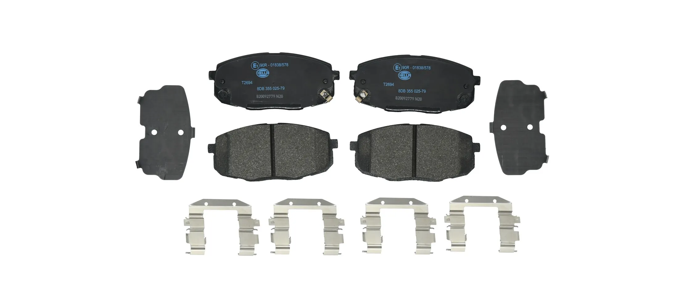  Sapatas do freio dianteiras de disco KIA Cerato II sedan (TD) (2009 - 2012) II