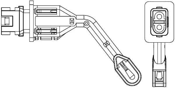 Sensor de temperatura de ar no salão para Mercedes E  S210