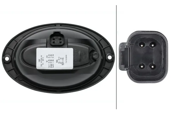 Фонарь задний правый HELLA 2SD343390401 цена, от 196.22 USD