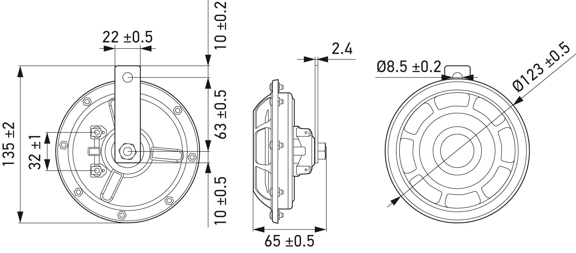 Сигнал звуковой HELLA 3AG003399801