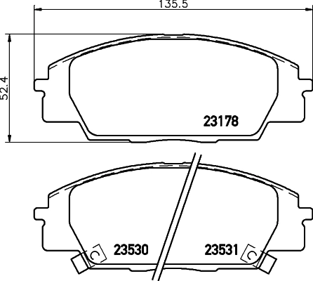 Купить 986494311 Bosch Колодки тормозные