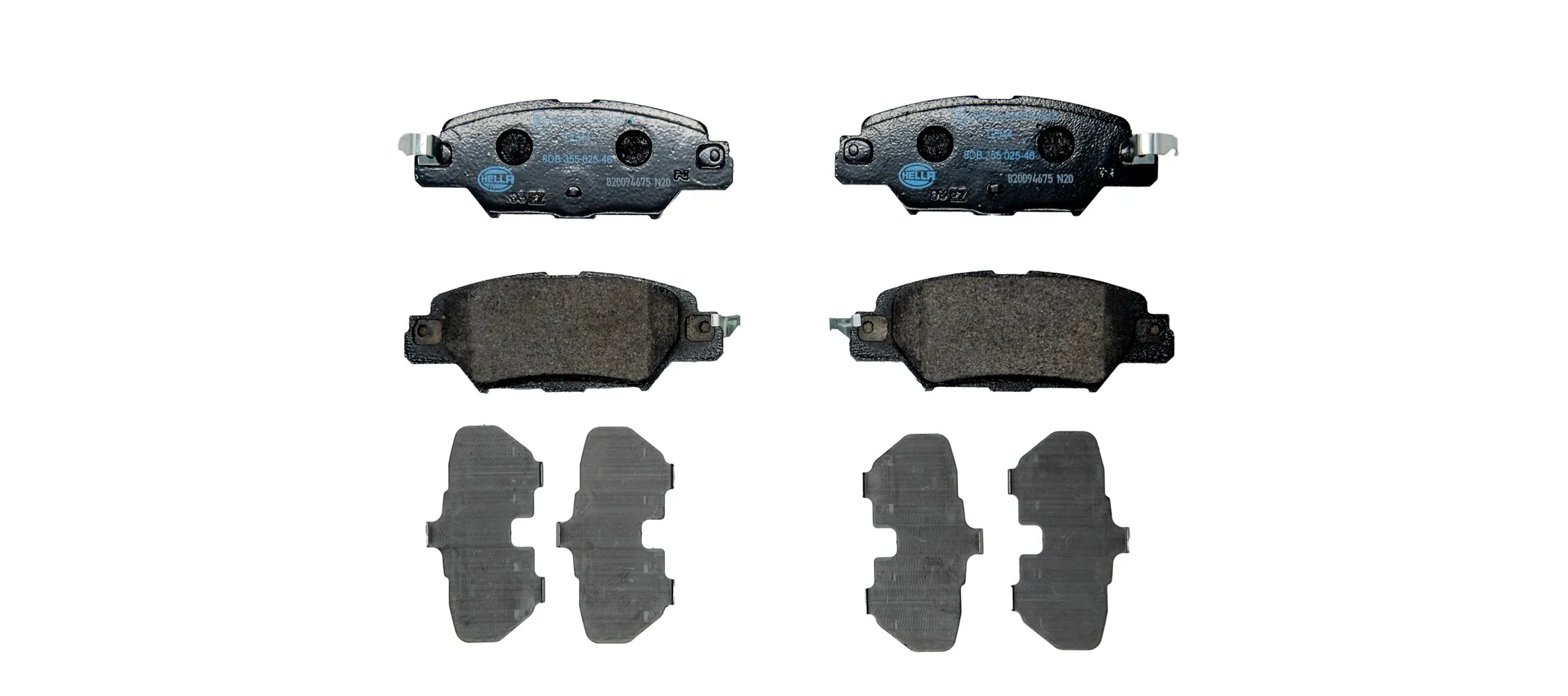 Задние тормозные колодки KBY62648Z Mazda