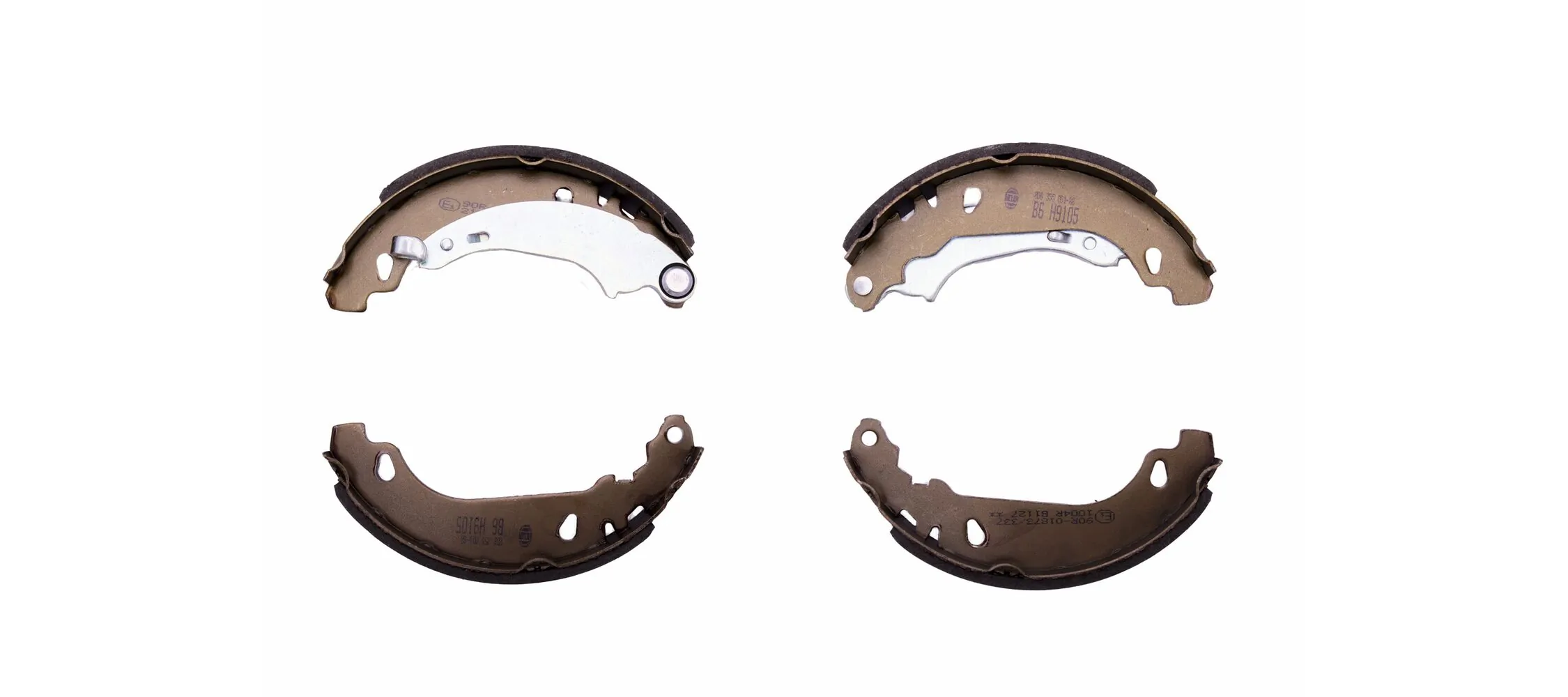 Sapatas do freio traseiras de tambor Peugeot 206 T3E