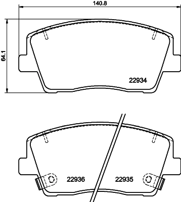 Тормозные колодки Hyundai/Kia 58101G9A20