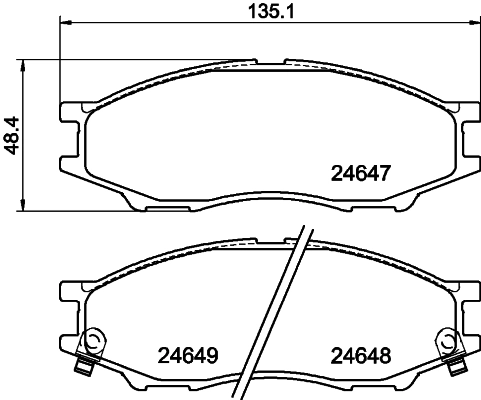 Колодки Nissan Almera CLASSIC седан (B10RS) (2006 - 2012) цена, от 18.78 USD