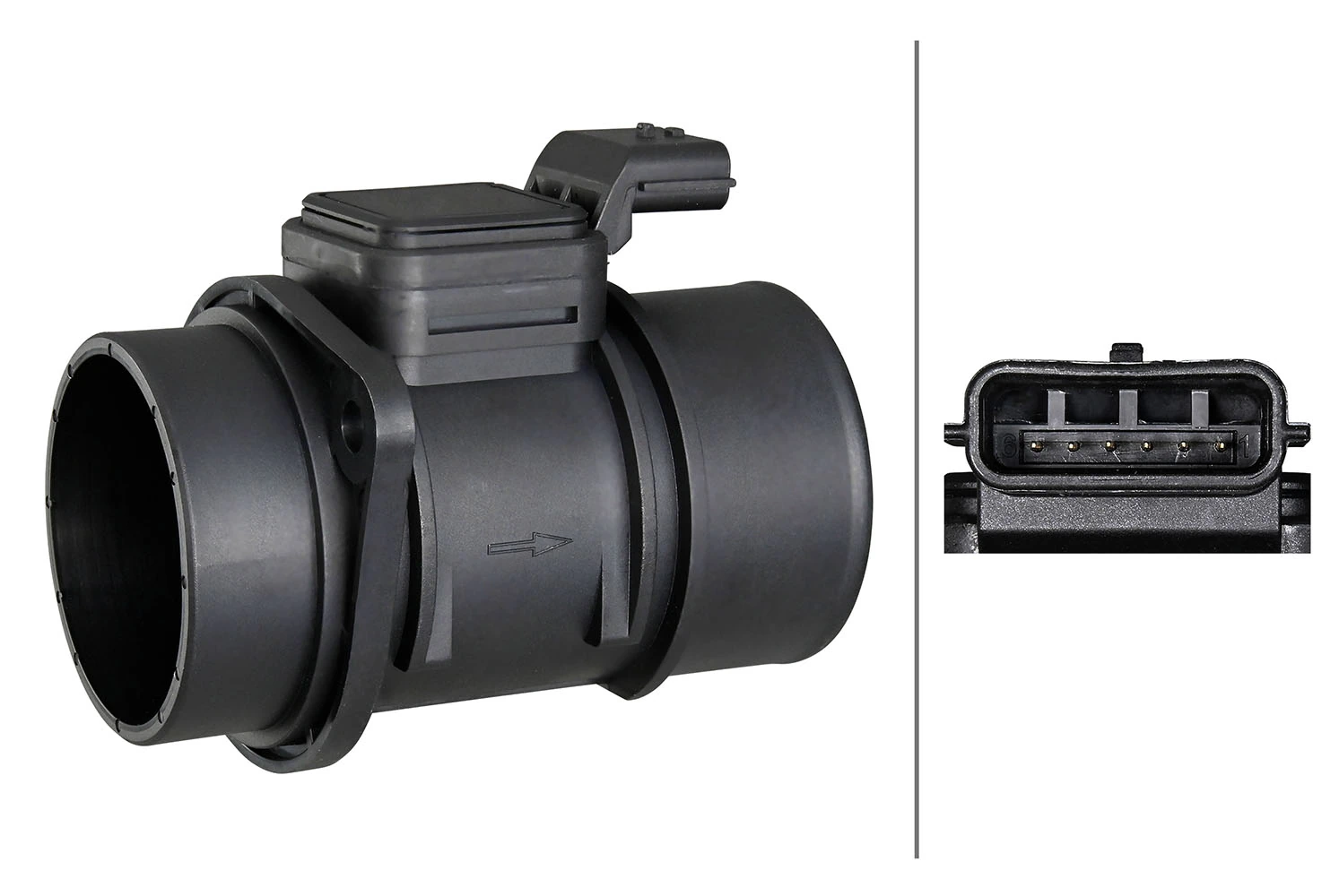 Sensor de fluxo (consumo) de ar, medidor de consumo M.A.F. - (Mass Airflow) para Dacia Logan I LS