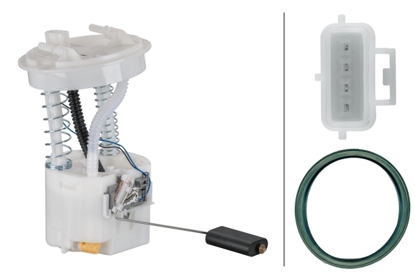 Módulo de bomba de combustível com sensor do nível de combustível Ford Fiesta Mk6 CB1