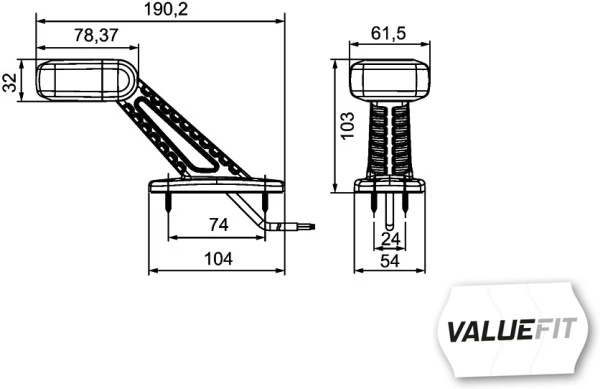 2XS357006011 HELLA Фонарь задний левый=правый