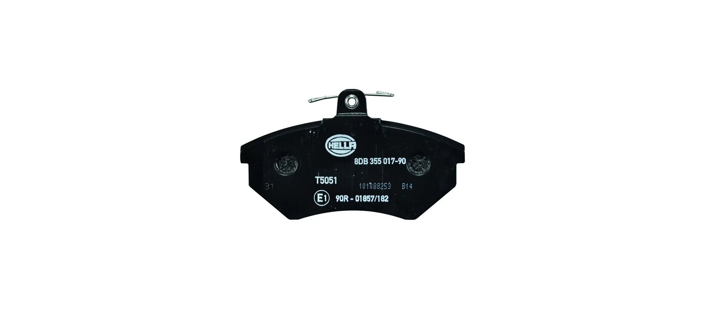8DB355017901 HELLA Колодки передние