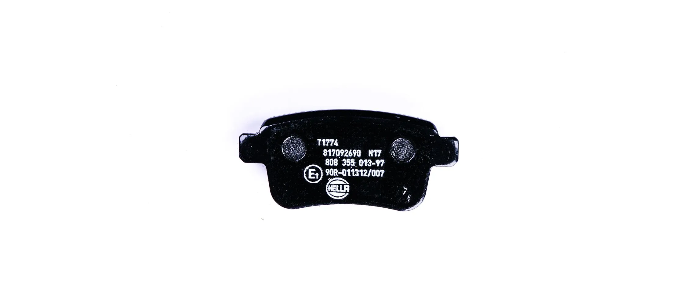 8DB355013971 HELLA Колодки тормозные дисковые комплект