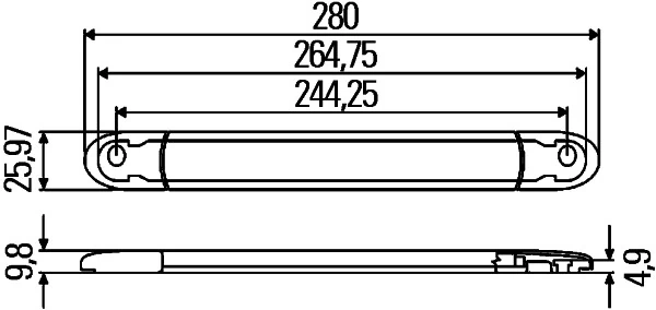 2DA343106017 HELLA Фонарь сигнальный