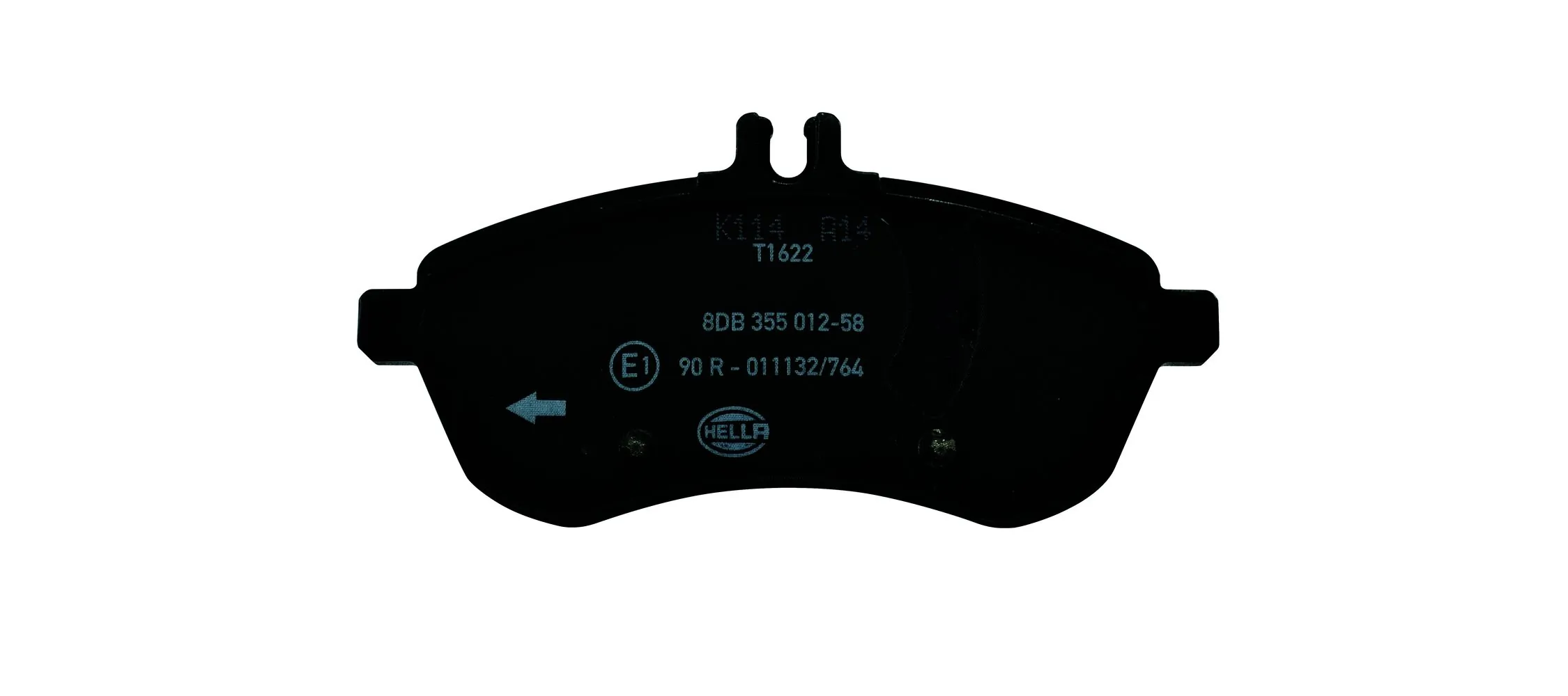 8DB355012581 HELLA Колодки передние