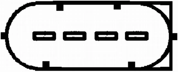 Sensor de fluxo (consumo) de ar, medidor de consumo M.A.F. - (Mass Airflow) para Mitsubishi Colt VI Z3A