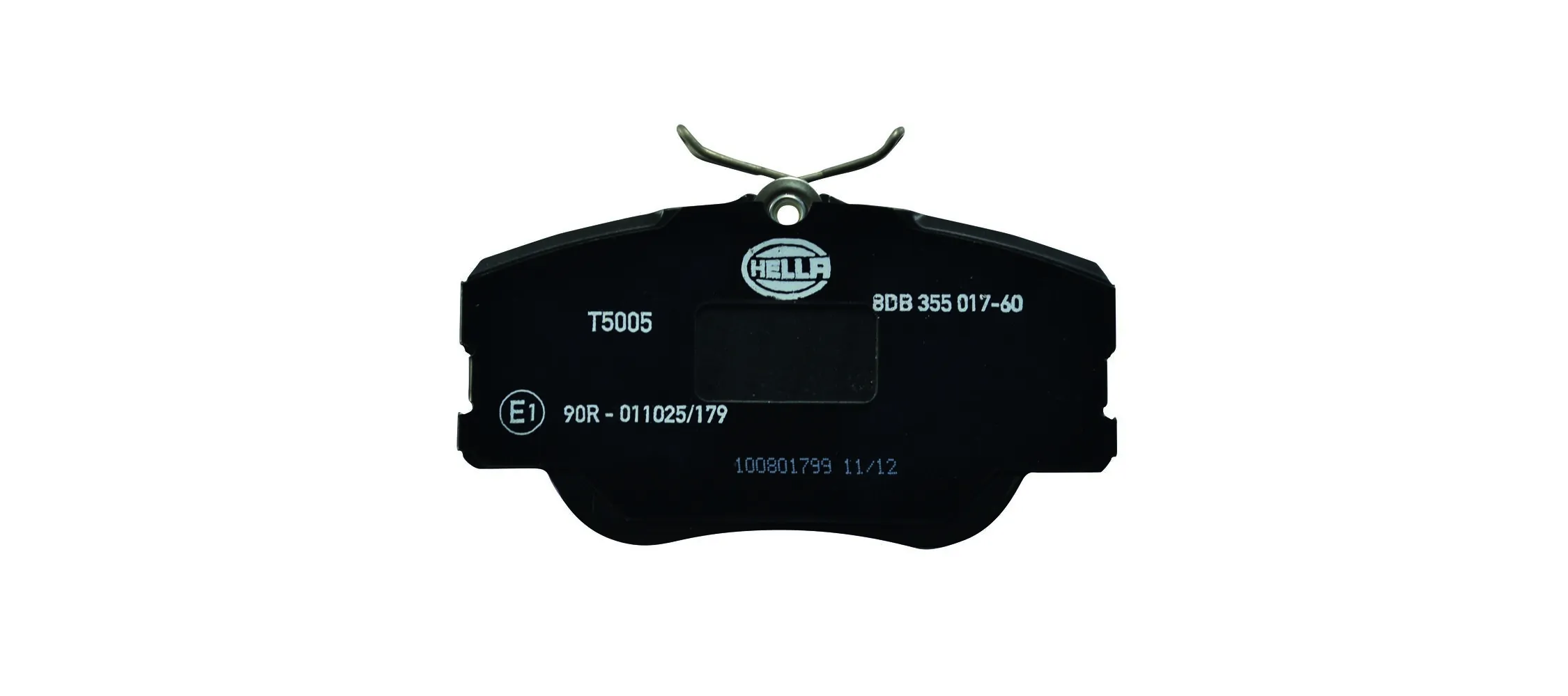 8DB355017601 HELLA Колодки передние