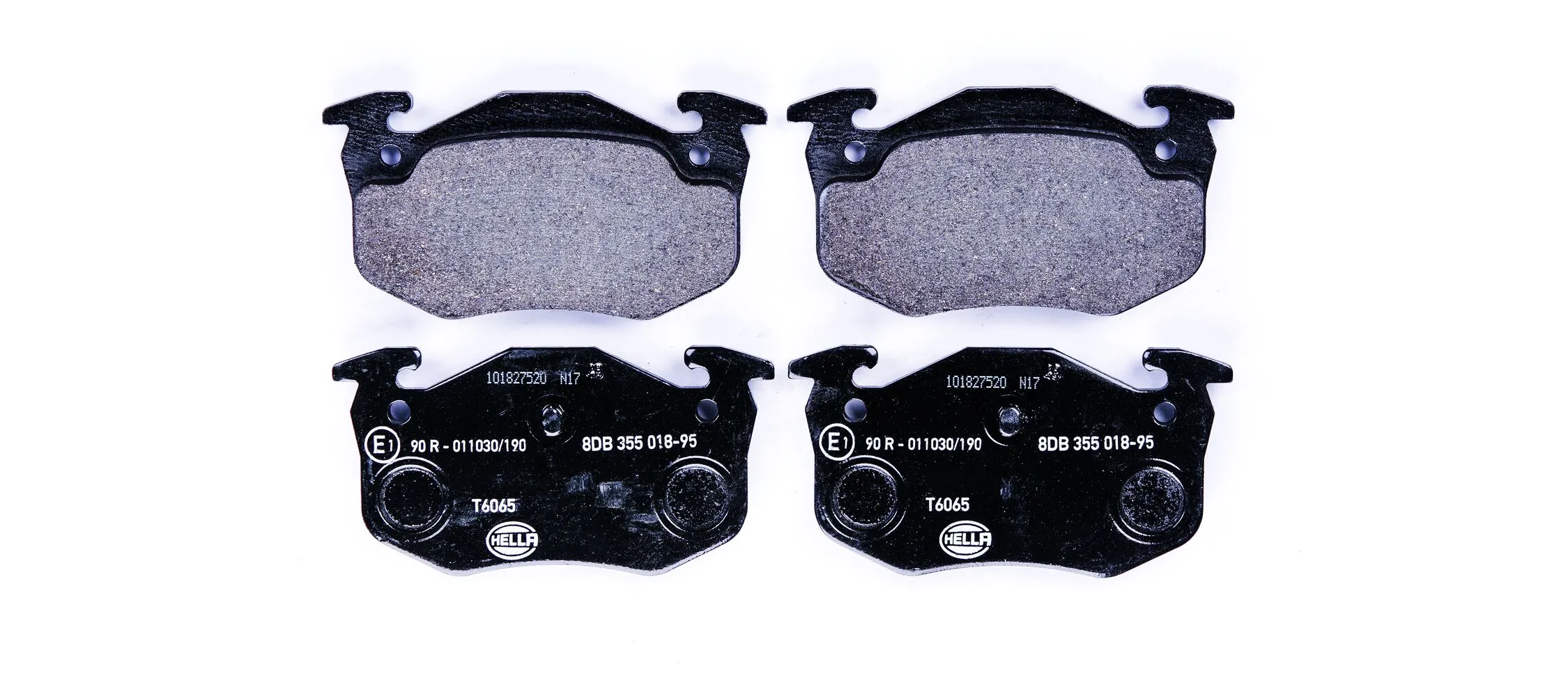 Sapatas do freio traseiras de disco Peugeot 206 2A/C