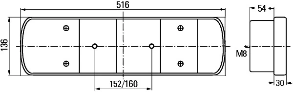 M611610 Mars Tech Задний левый стоп