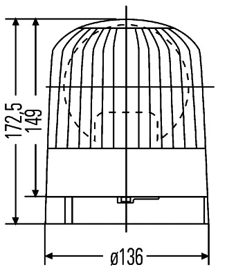 A0004825807 Mercedes Проблесковый маяк