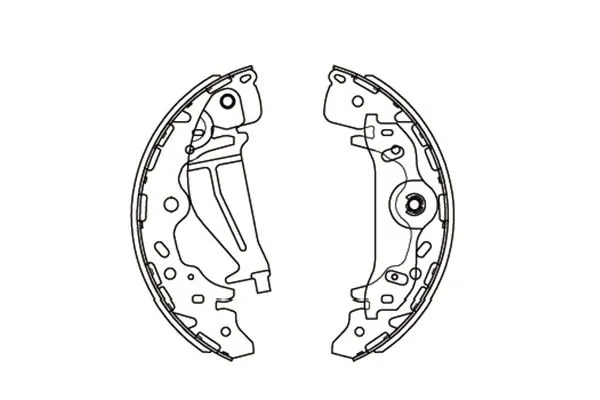 Колодки тормозные задние барабанные KAVO PARTS KBS3405