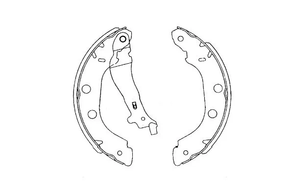 Колодки тормозные задние барабанные KAVO PARTS KBS7419