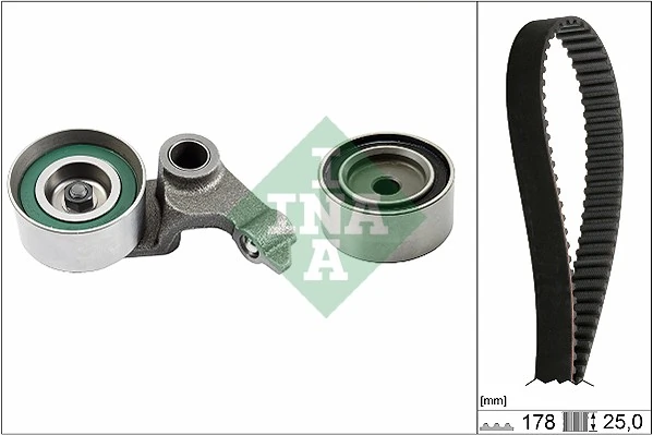 Correia do mecanismo de distribuição de gás, kit Toyota Corolla R10