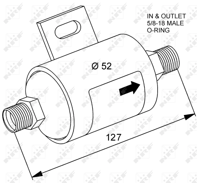 Осушитель кондиционера NRF33117 NRF