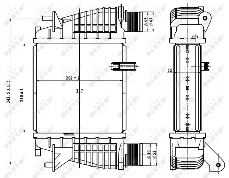 Купить Интеркулер Рено Клио III BR01, CR01
