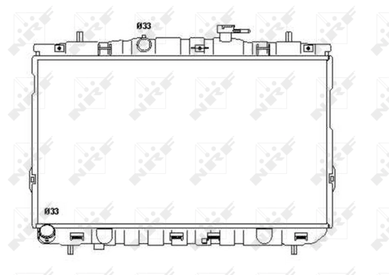 Купить 53355 NRF Радиатор водяной